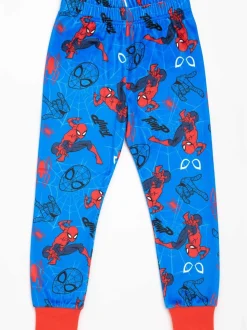 Bleu motif Spiderman - Pyjama Vanilla Underground long
