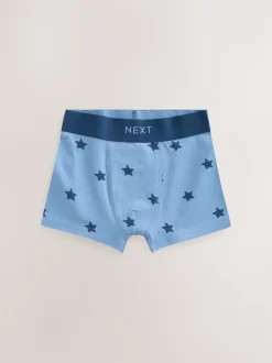 Bleu motif étoiles et rayures - Lot de 5 malles à motif junior (1.5-16ans)