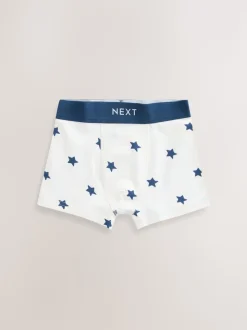 Bleu motif étoiles et rayures - Lot de 5 malles à motif junior (1.5-16ans)