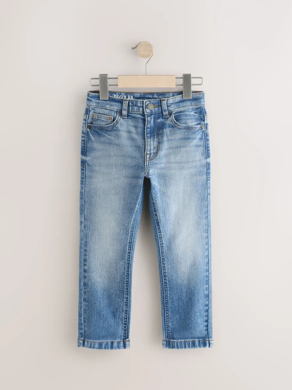 Bleu moyen - Jeans extensibles (3-17yrs)