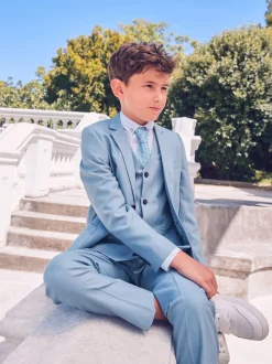 Bleu moyen - Pantalons de costume Baker By Ted Baker