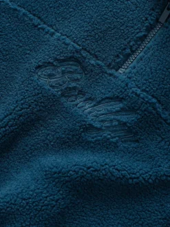 Bleu moyen - Polaire à col cheminée (3-16ans)