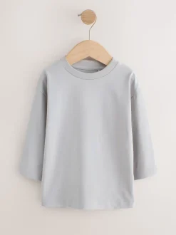 Bleu multicolore - Lot de 5 T-shirts à manches longues (3mois -7ans)