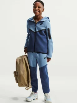 Bleu professionnel - Sweat à capuche zippé Nike Tech Fleece