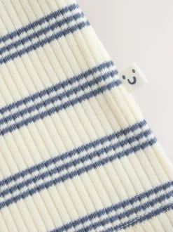 Bleu rayé J’aime mon papa - Barboteuse Bébé en jersey