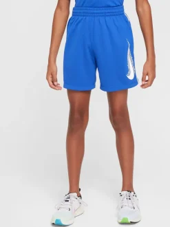 Bleu roi - Nike Short Dri-FIT multicolore