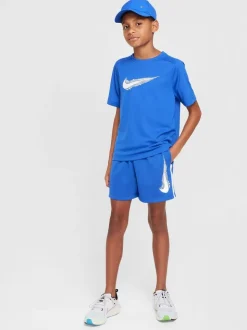 Bleu roi - Nike Short Dri-FIT multicolore