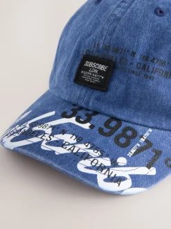 Bleu S’abonner - Casquette de baseball 100% coton Chapeaux (3-16ans)