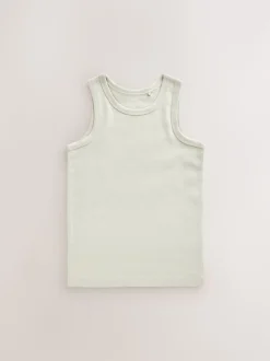 Bleu tonal - Lot de 10 gilets en coton (1.5-16ans)