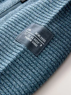 Bleu torsadé - Sweat-shirt à capuche en maille utilitaire (3-16ans)