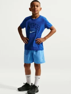 Bleu universitaire - Shorts de formation multicolore Nike Dri-FIT