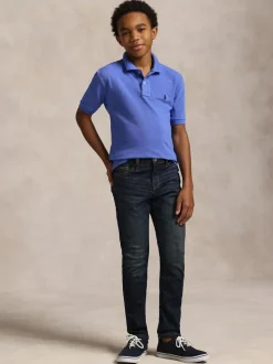 bleu vif - Jean Polo Ralph Lauren Droit en Denim Extensible GARÇON