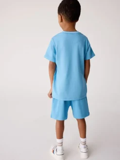 bleu vif - Paul Smith Junior ensemble haut et short garçon