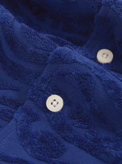 bleu vif - Reiss Emil SmileyWorld | Chemise Reiss Wave texturée