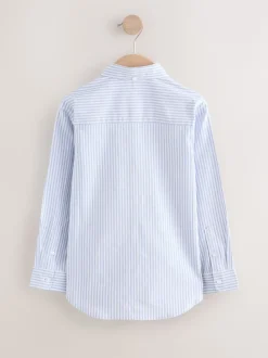 Bleu/Blanc - Chemise Oxford (3-16ans)