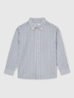 Bleu/Blanc - Chemise Reiss Aplin