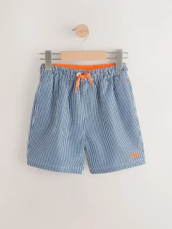 Bleu/Blanc - Rayure Short de bain (3-16ans)