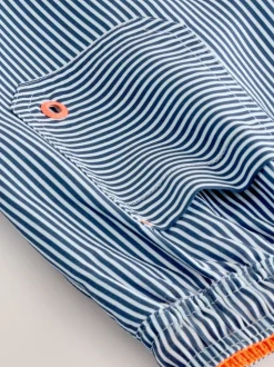 Bleu/Blanc - Rayure Short de bain (3-16ans)