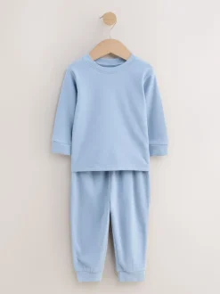 Bleu/bleu marine/gris - Lot de 3 pyjamas décontractés (9mois à12ans)