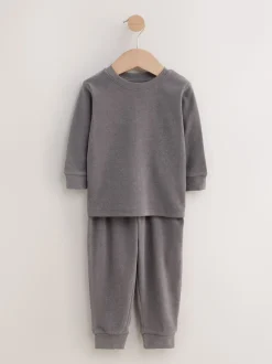 Bleu/bleu marine/gris - Lot de 3 pyjamas décontractés (9mois à12ans)