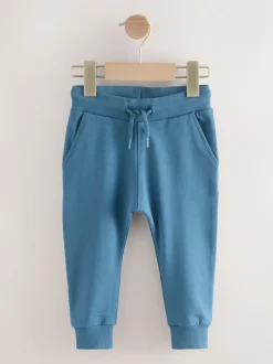 Bleu/écru/bleu marine - Lot de 5 joggings (3mois-7ans)
