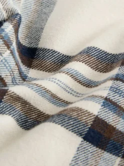 Bleu/Ecru - Chemise Personnage Manches longues (3mois-7ans)