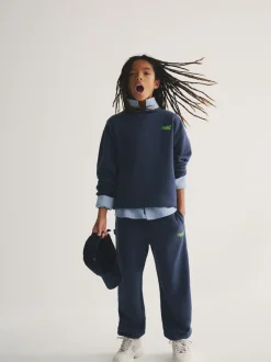 Bleu/Jaune - Ensemble Superdry sweat et short