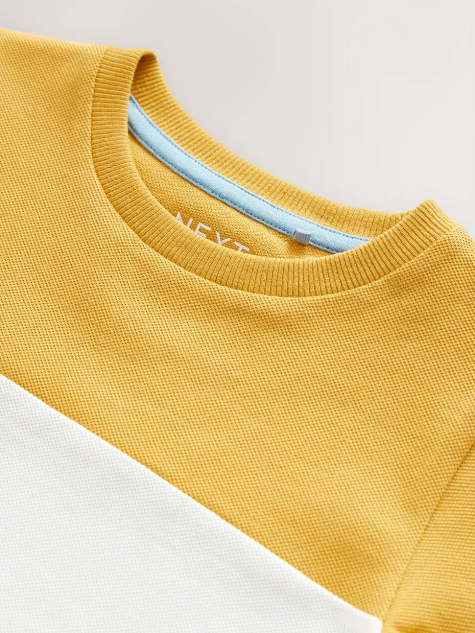 Bleu/Jaune - T-shirt color block à manches courtes (3mois-7ans) (3mois-7ans)