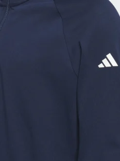 Bleu/Marine - adidas Golf 1/4- Sweat-shirt zippé à enfiler