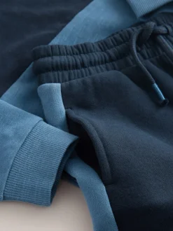 Bleu/Marine - Ensemble T-shirt et Jogging à manches longues (3mths-7yrs)