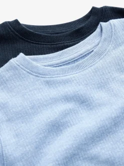 Bleu/Marine - Lot de 2 Hauts thermiques à manches longues (2-16ans)