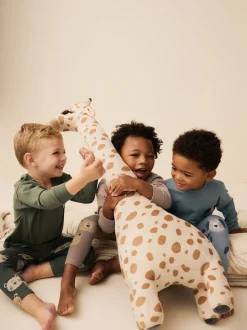 Bleu/Marron/Kaki Vert Animal - Lot de 3 pyjamas Snuggle (9mois-8ans)