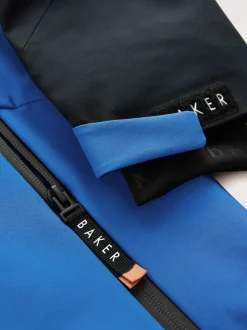 Bleu/Noir - Manteau Baker by Ted Baker imperméable colorblock