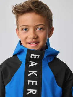 Bleu/Noir - Manteau Baker by Ted Baker imperméable colorblock