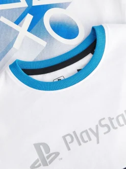 Bleu/noir PlayStation - Pyjama court 2 Pack (3-16ans)