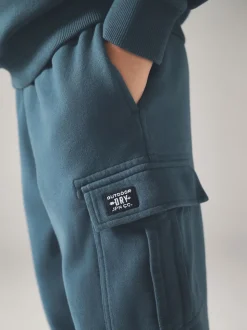 Bleu/rouge - Ensemble Superdry sweat et short