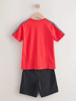 Bleu/Rouge Mario Kart - Pyjama court 100% coton 2 Lot (3-16ans)