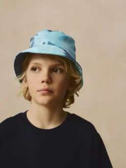 Bleu/vert - Chapeau baquet (1-16ans)