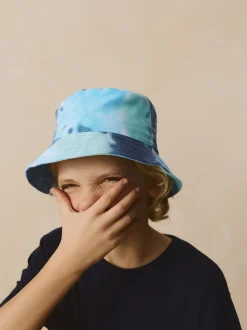 Bleu/vert - Chapeau baquet (1-16ans)