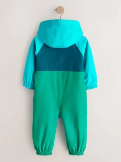 Bleu/vert - Combinaison color block (3mois-7ans)