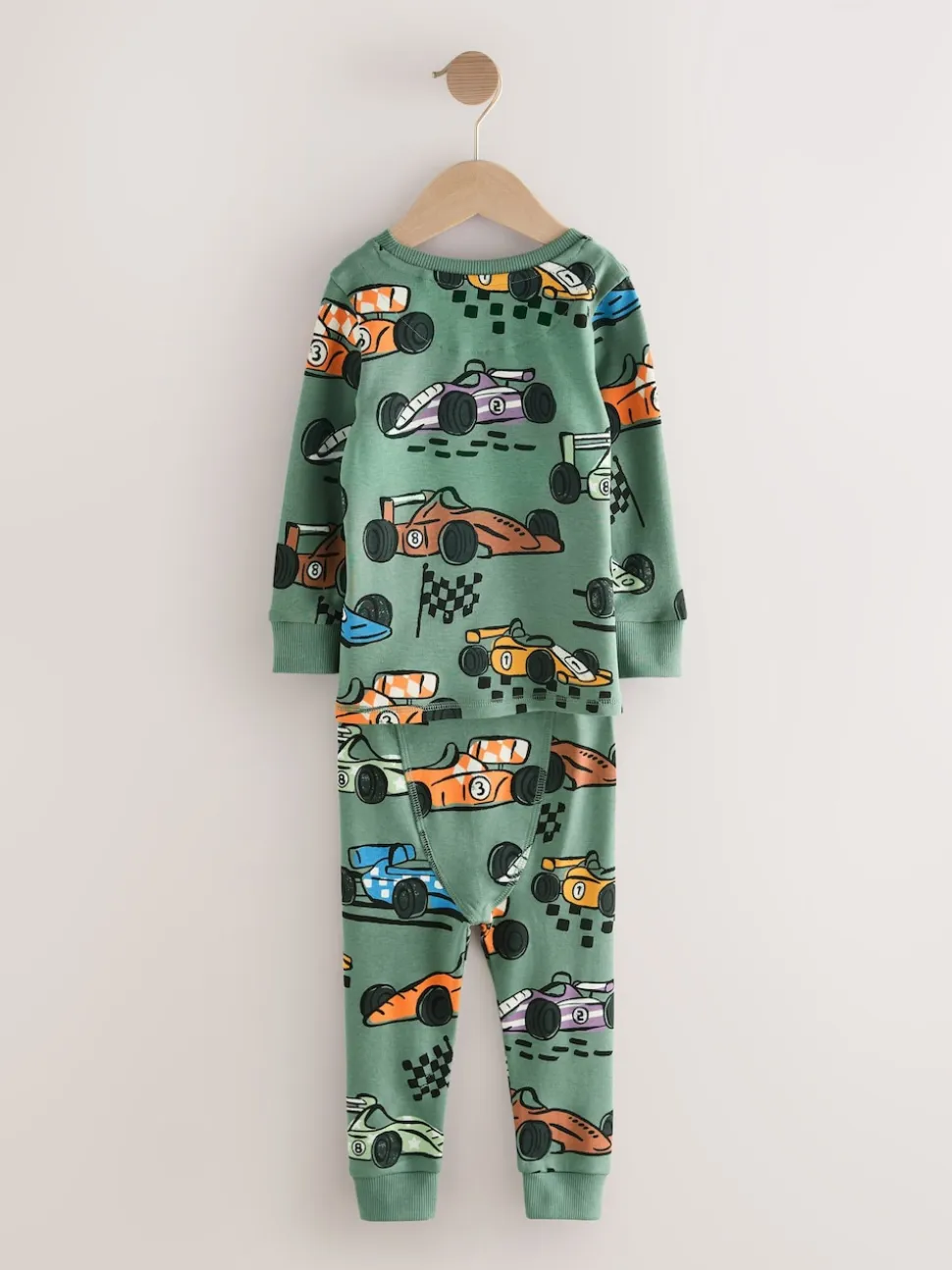 Bleu/vert - Lot de 3 pyjamas Snuggle courts (9mois-10ans)