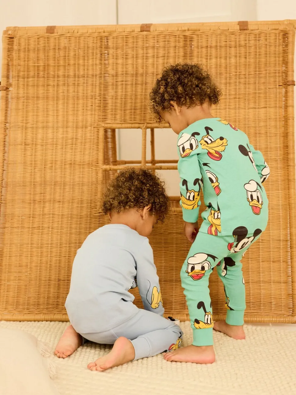 Bleu/vert - Pyjama Disney Mickey Mouse Snuggle 2 Pack (9mths-10yrs)
