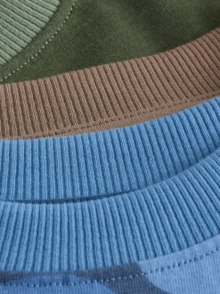 Bleu/Vert camouflage - Pyjama court 3 Pack (3-16ans)