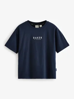 Bleu/Vert/Marine - Baker by Ted Baker T-shirt 3 Pack