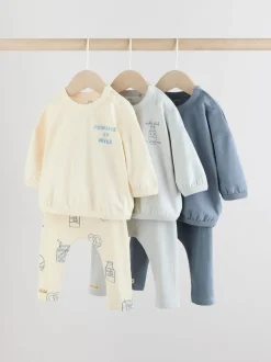 Blue Milk Club - Hauts et Leggings 6 pièces bébé (0mois-3ans)