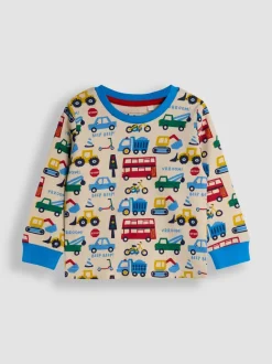 Blue Transport - Lot de 2 pyjamas JoJo Maman Bébé Mix And Match