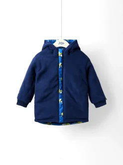 Blue Transport - Veste JoJo Maman Bébé réversible doublée de polaire