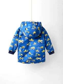 Blue Transport - Veste JoJo Maman Bébé réversible doublée de polaire