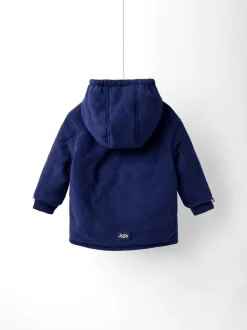 Blue Transport - Veste JoJo Maman Bébé réversible doublée de polaire