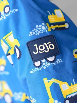 Blue Transport - Veste JoJo Maman Bébé réversible doublée de polaire